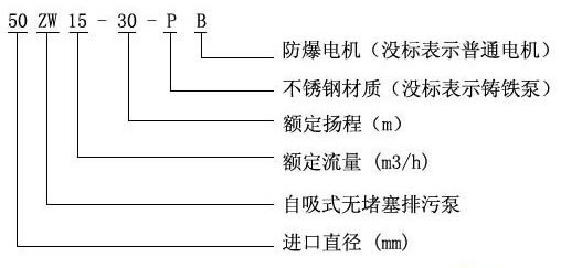 ZW自吸排污泵，防爆型排污泵，防爆自吸泵，防爆自吸式排污泵